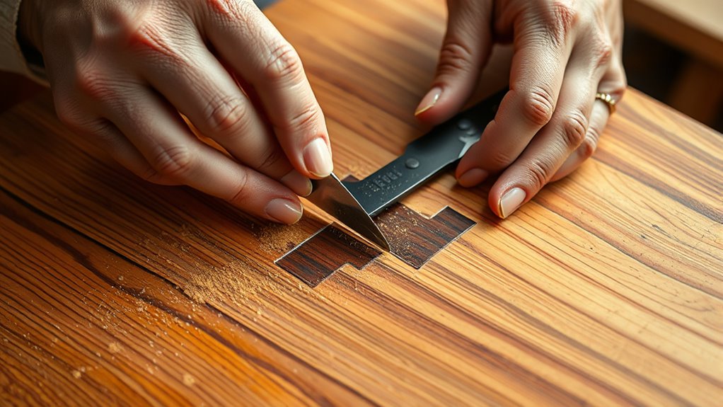 cutting gluing trimming process