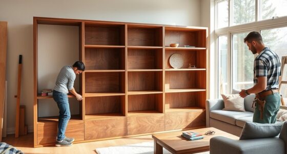 diy living room bookshelf