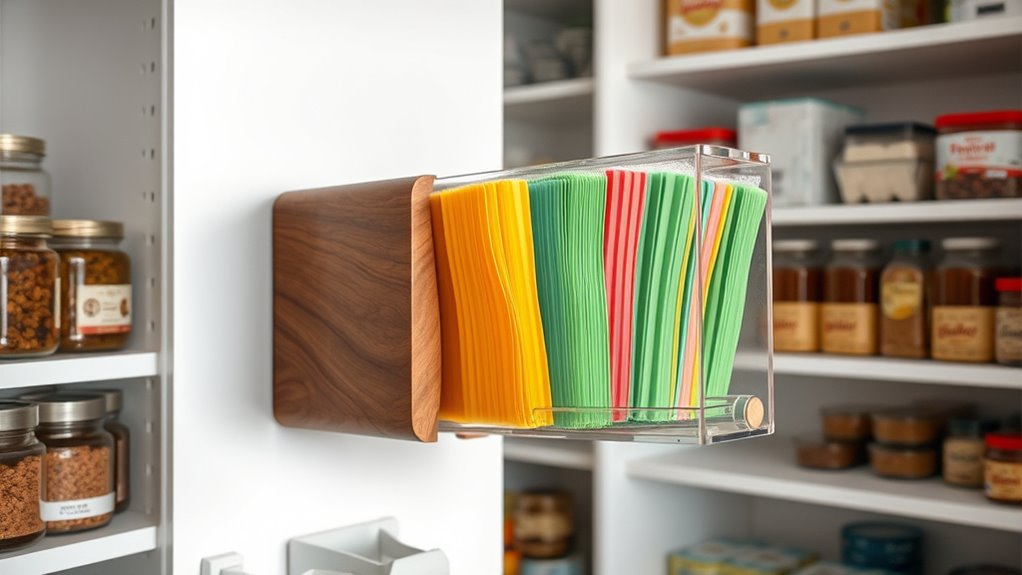 diy ziploc bag dispenser