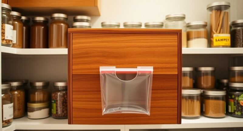 diy ziploc bag organizer