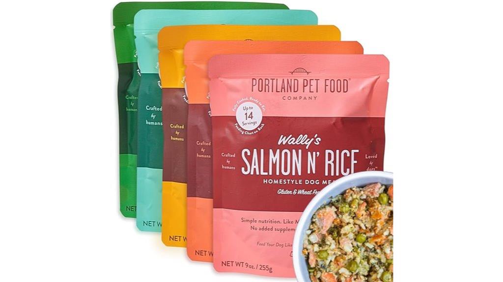 dog food pouch variety