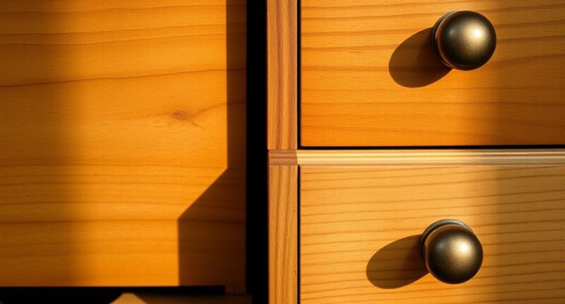 drawer sticking humidity issues