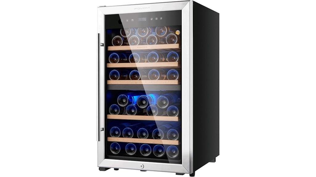 dual zone wine cooler