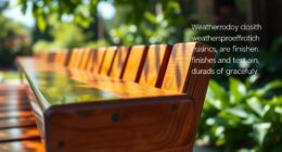 durable finishes for outdoor benches