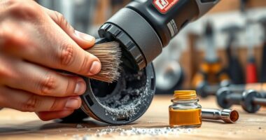 dust removal and lubrication