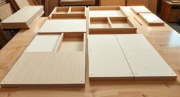 efficient cabinet sheet layout