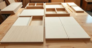 efficient cabinet sheet layout