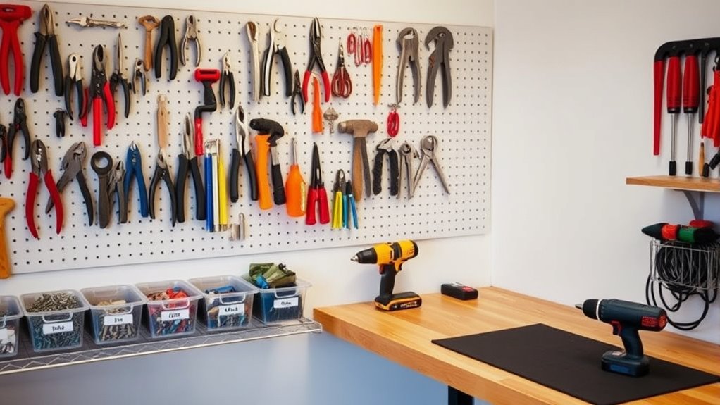 efficient safe tool organization