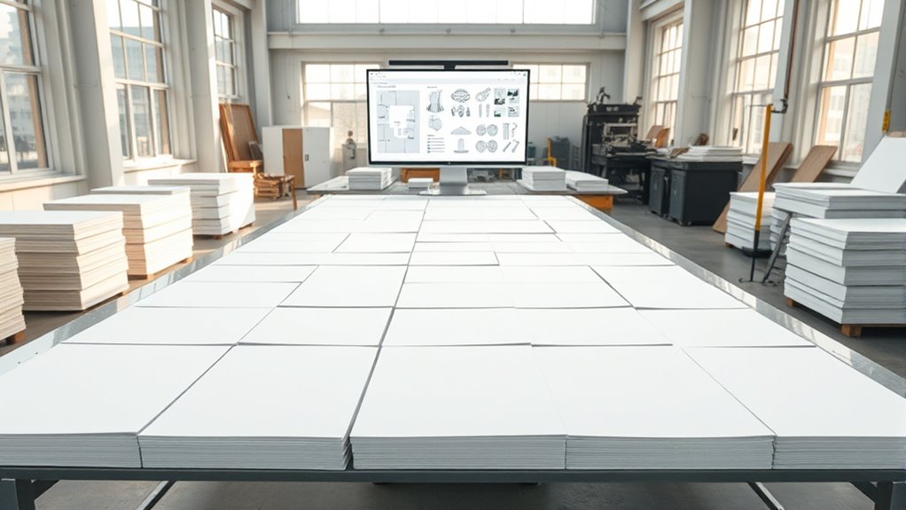 efficient sheet layouts