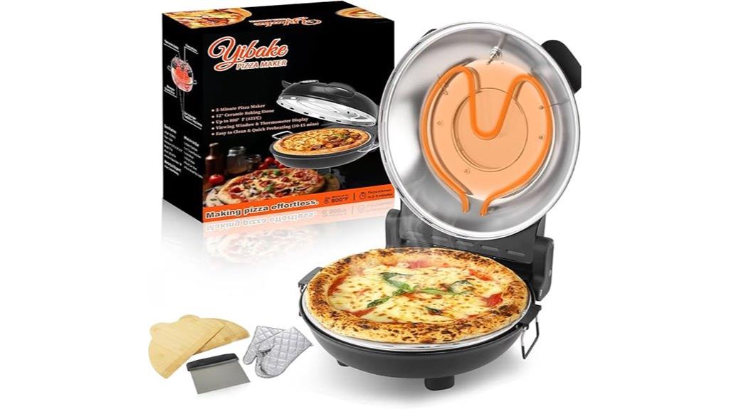 electric 12 inch pizza oven