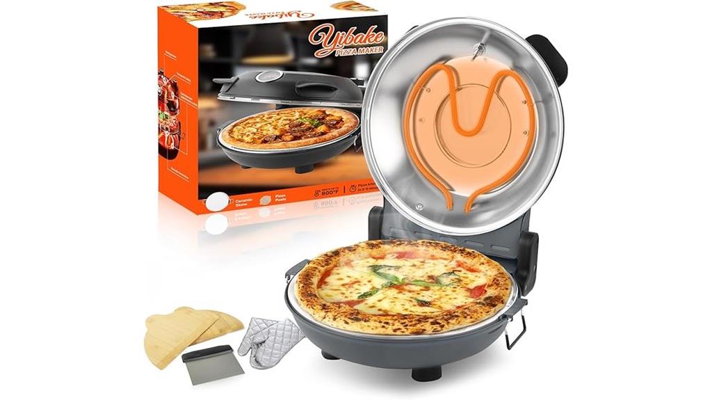 electric pizza oven ceramic