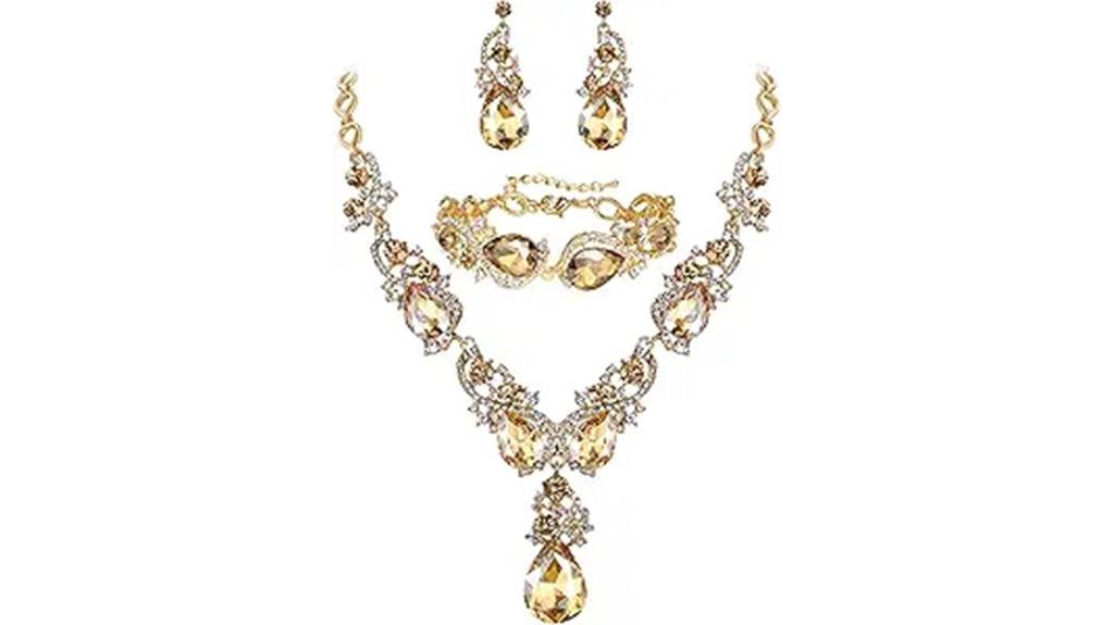 elegant bridal jewelry set