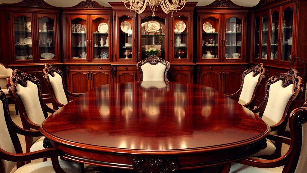 elegant mahogany interior design