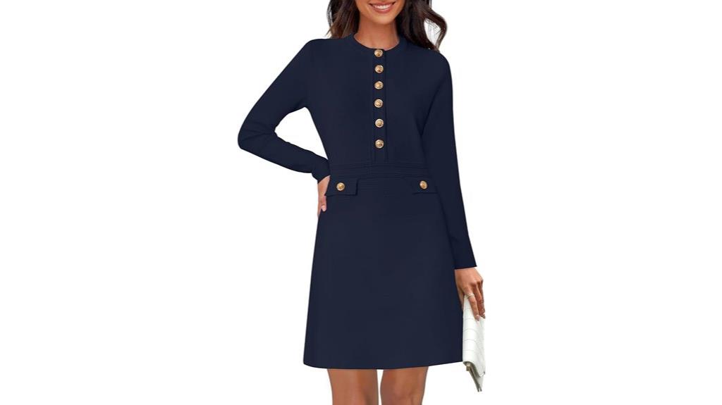 elegant winter sweater dress