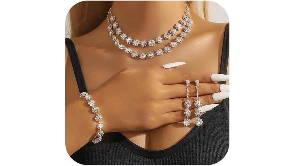 elegant women s crystal jewelry