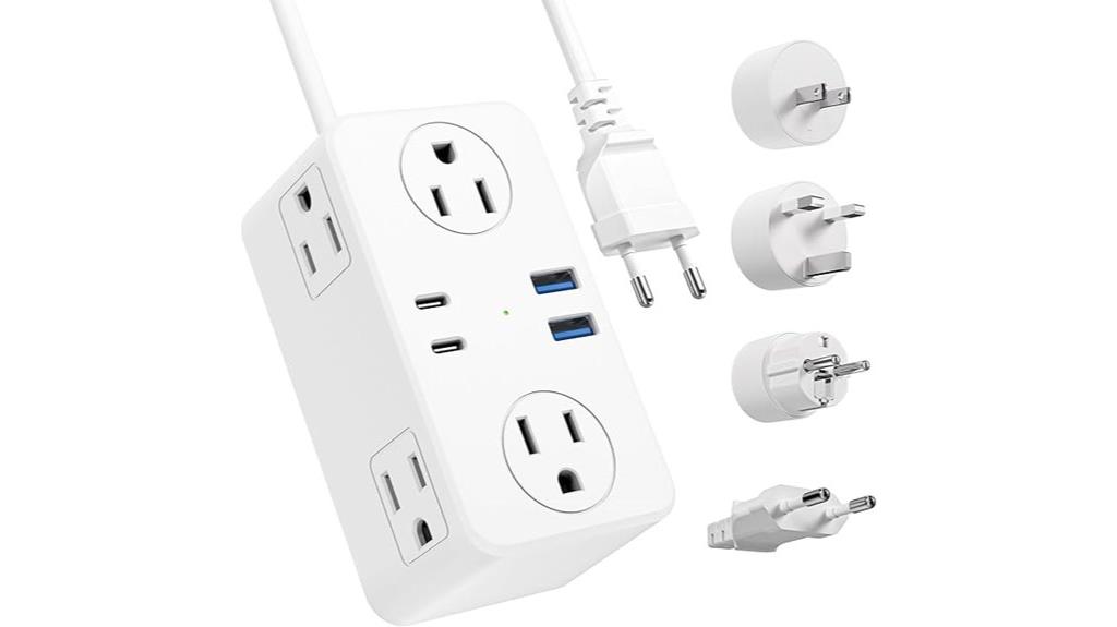 european usb power strip