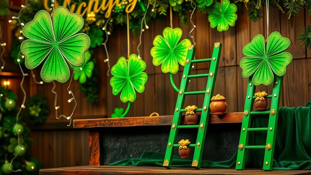 festive diy shamrock decorations