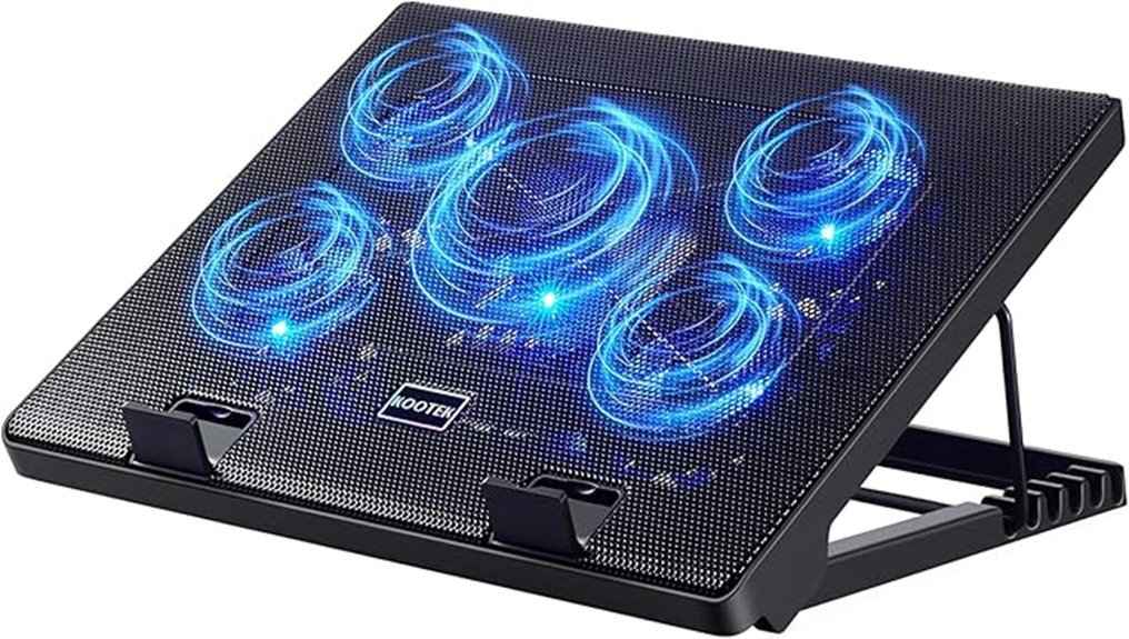 five fan quiet cooling