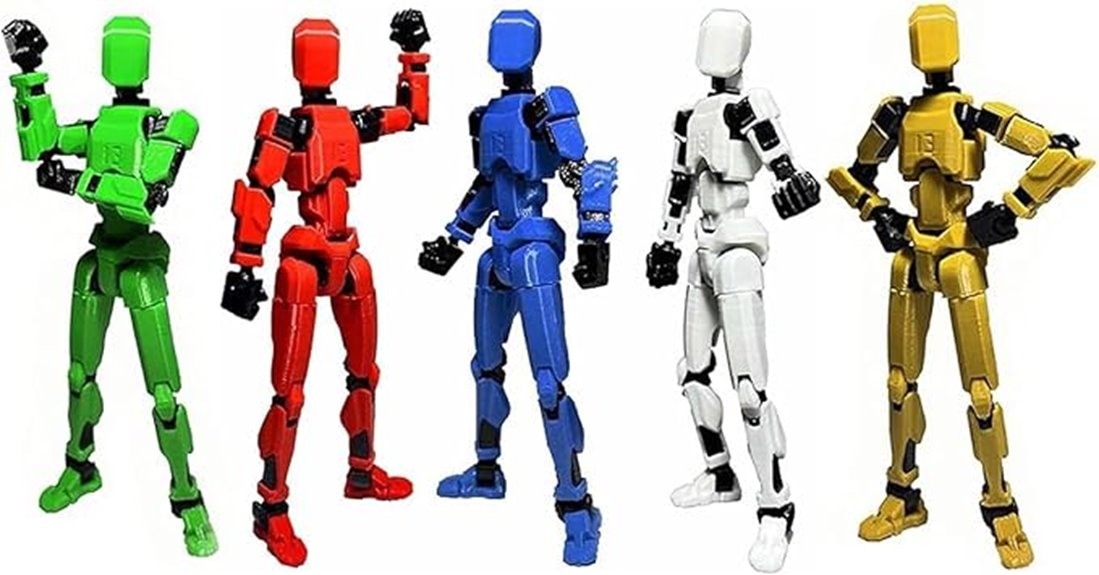 five piece t13 figure