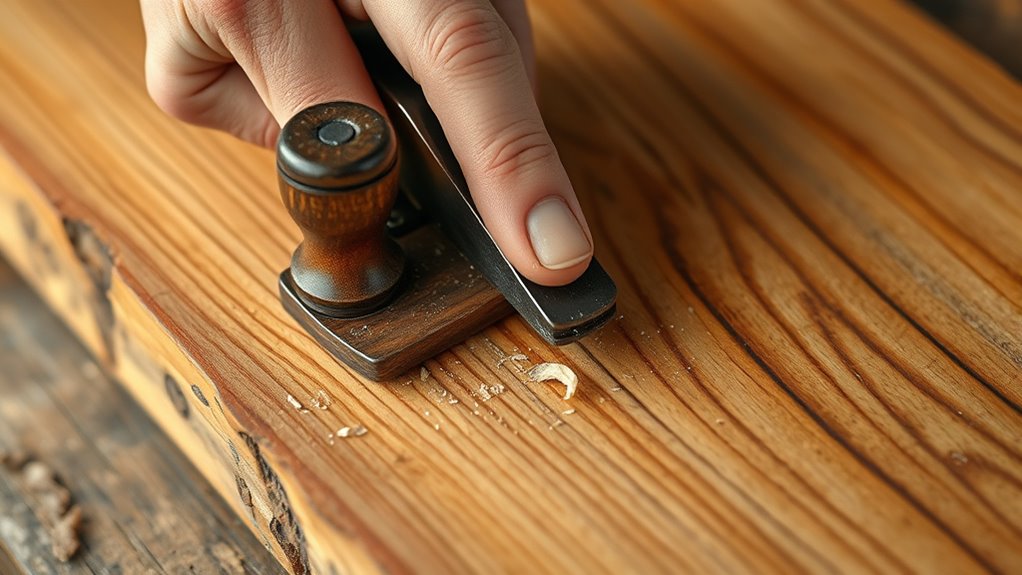 flattening and smoothing wood