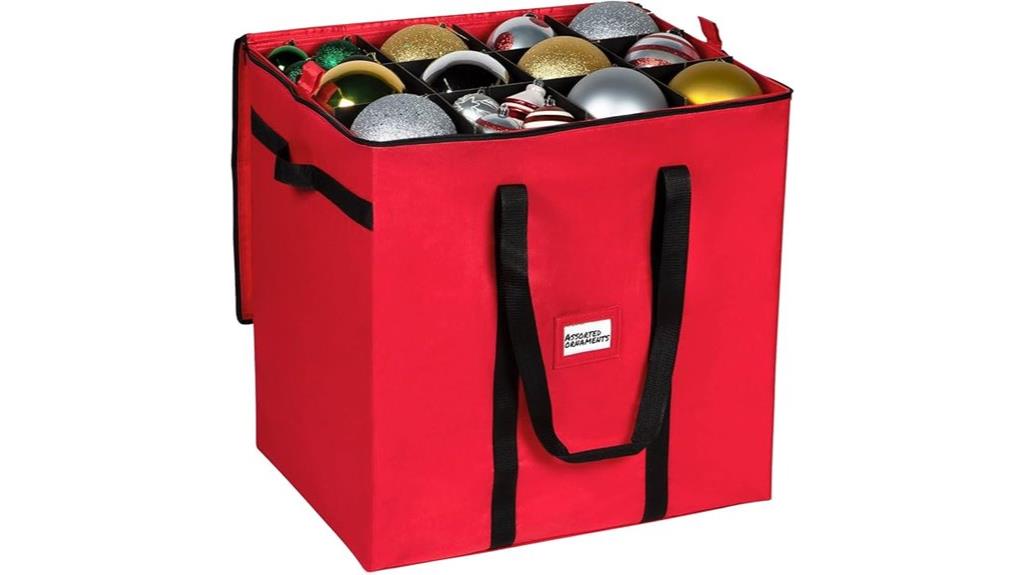 four tray ornament organizer