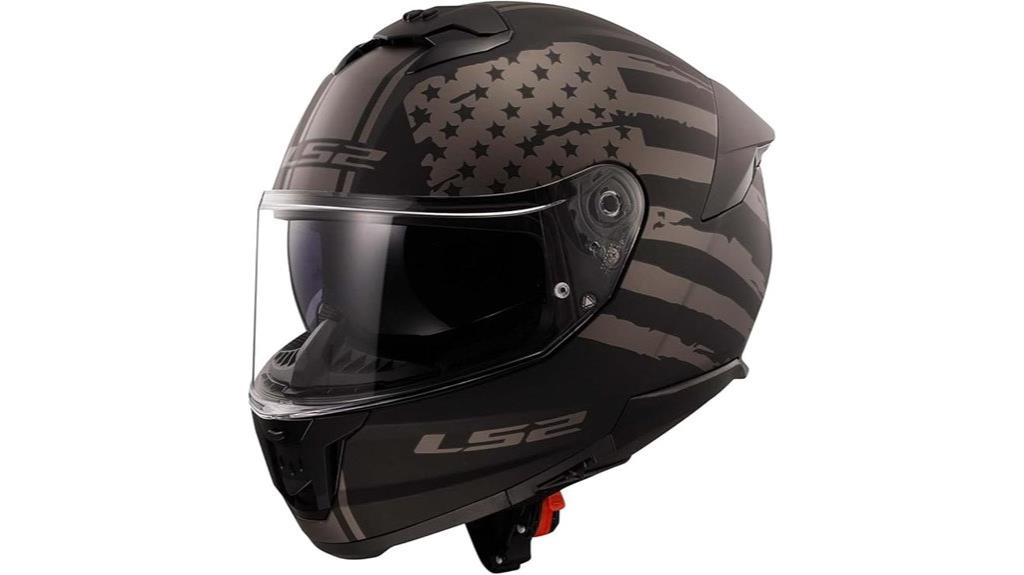 full face helmet with sun shield