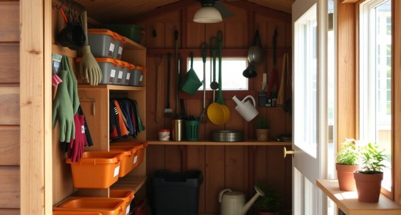 garden storage organization tips