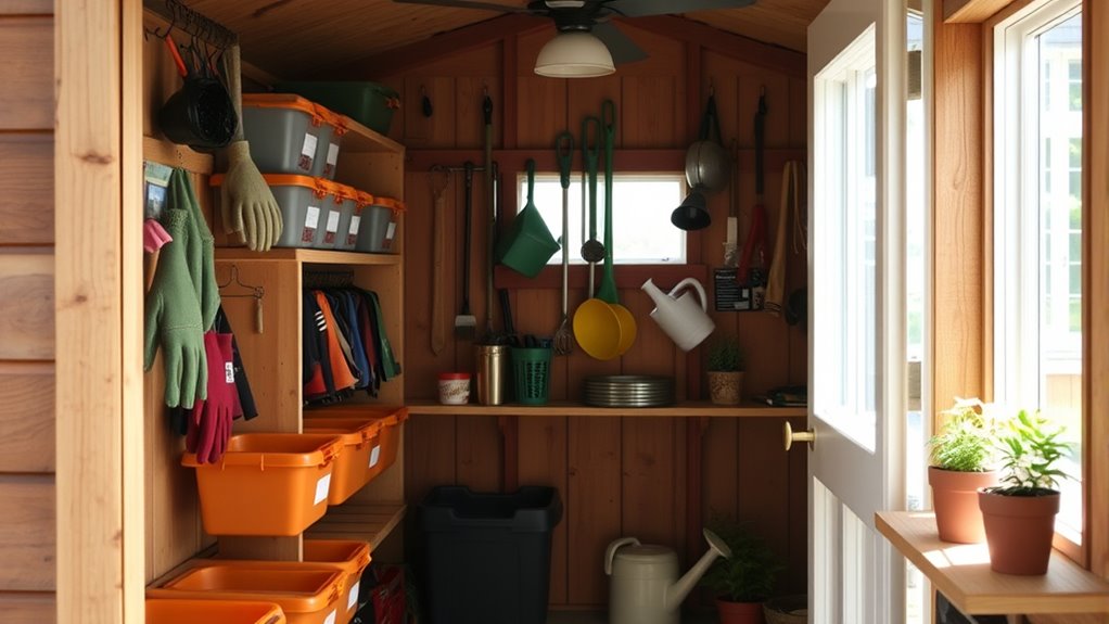 garden storage organization tips