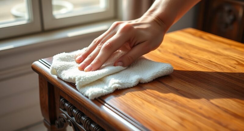gentle wood furniture cleaning