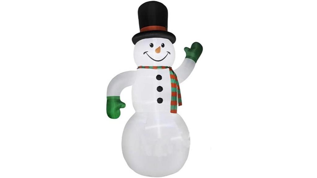 giant inflatable snowman decoration