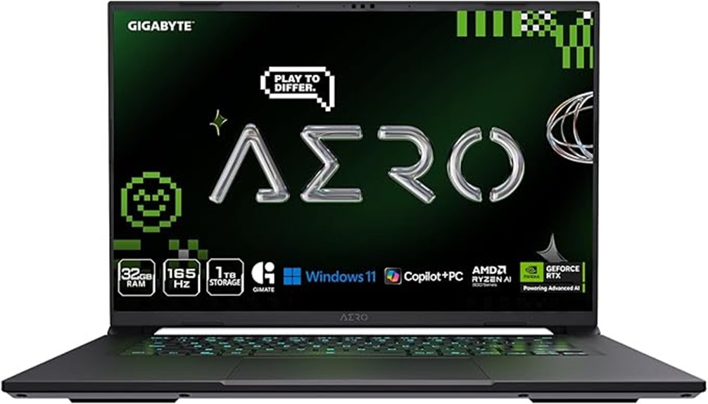 gigabyte aero x16 rtx 5070