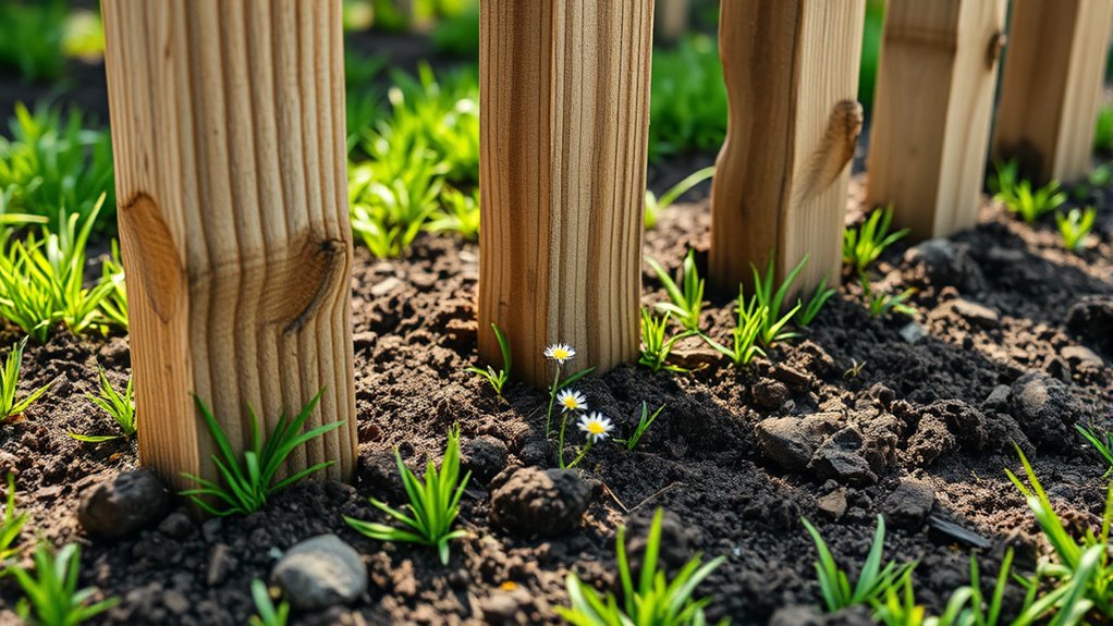 ground contact post installation