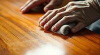 hand rubbed burnishing finish