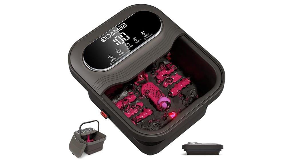 heated bubble foot massager