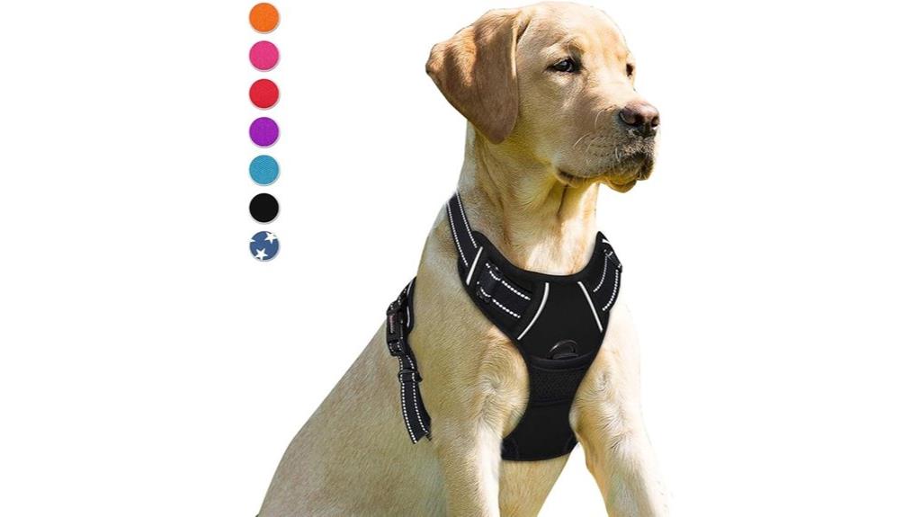 heavy duty reflective dog harness