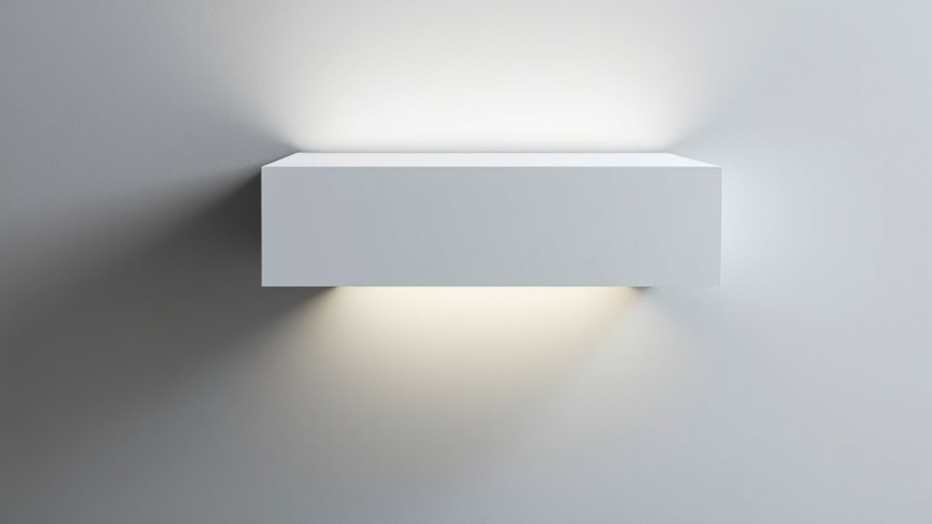 hidden floating minimalist storage