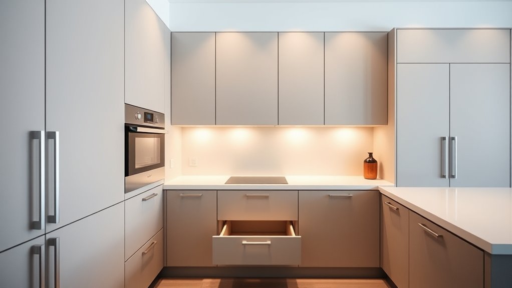 hidden sleek appliance integration