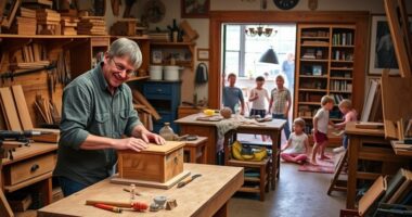 hobby woodworking and family