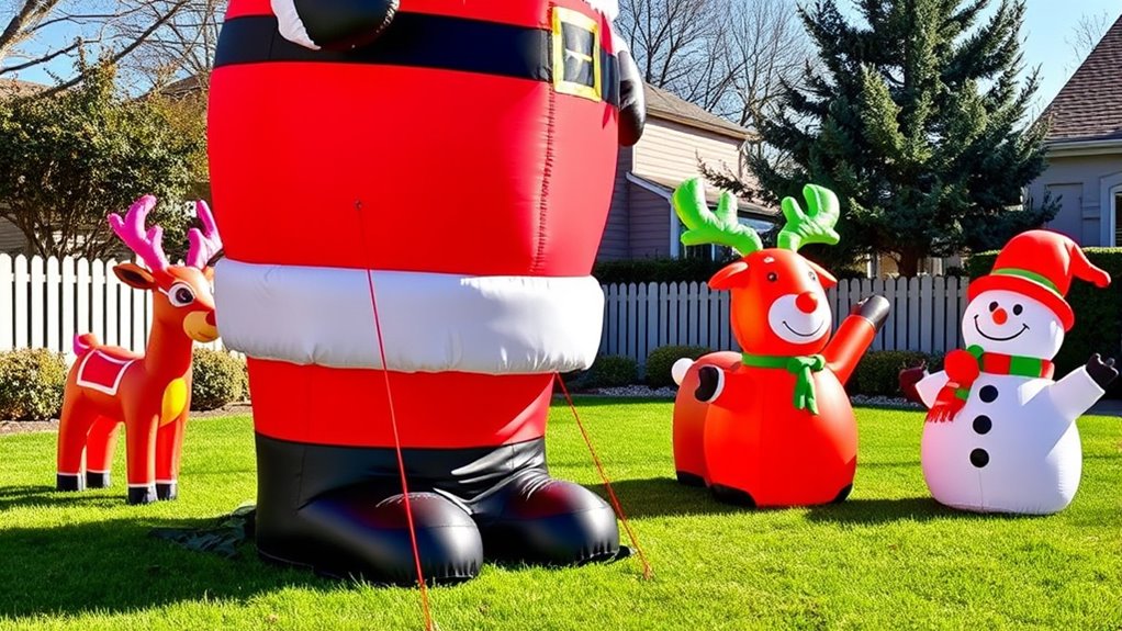 inflatable holiday display considerations