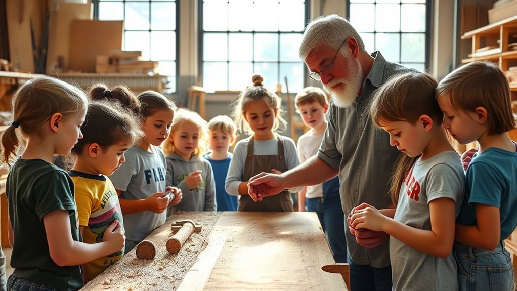 inspiring future woodworking educators