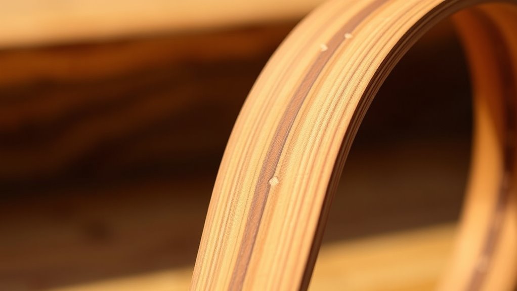 kerf cut wood bending