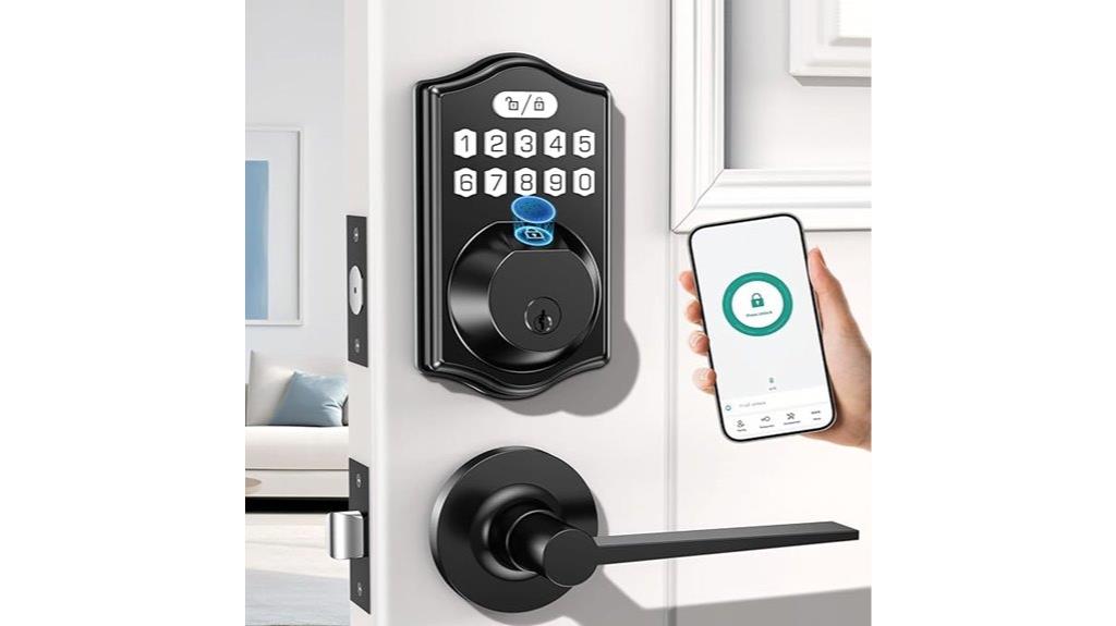keyless door handle set