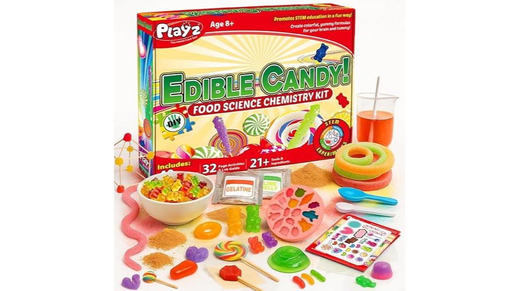 kids edible candy science kit