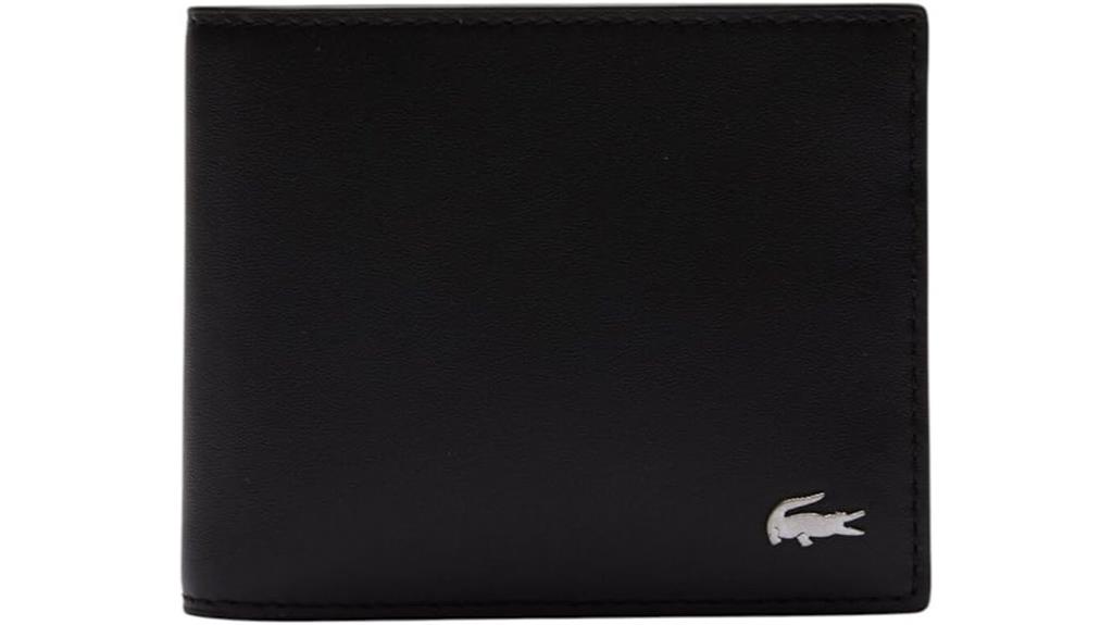 lacoste small billfold wallet