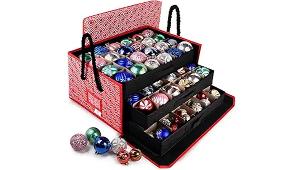 large 72 slot adjustable storage