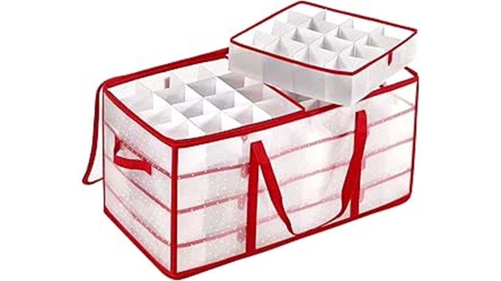 large christmas ornament organizer