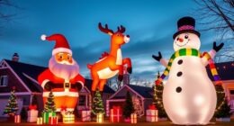 large festive inflatable decorations