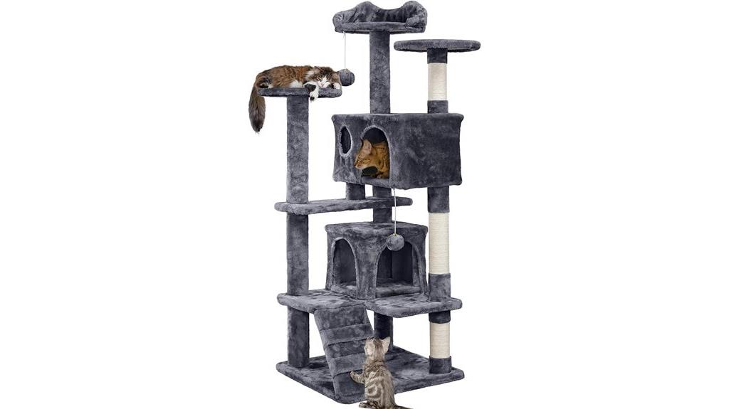 large multi level cat tree
