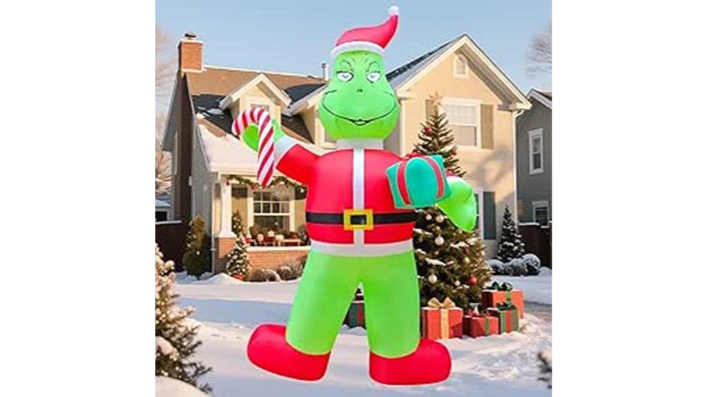 large santa monster inflatable