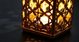 lattice design candle holder